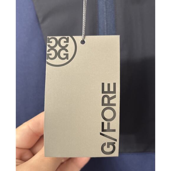 NWT G Fore G4 1/4 Zip Pullover Shirt Mens Size XXL Navy Long Sleeve Shacket - Picture 9 of 12